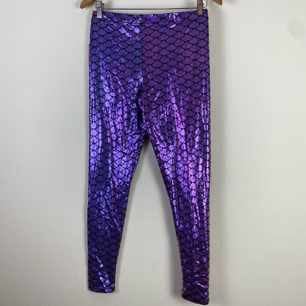 ✨ Mystical Mermaid Iridescent Leggings - Halloween and Festival Ready! ✨ - Picture 5 of 11